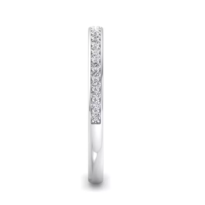 Platinum Meredith Pavé Band