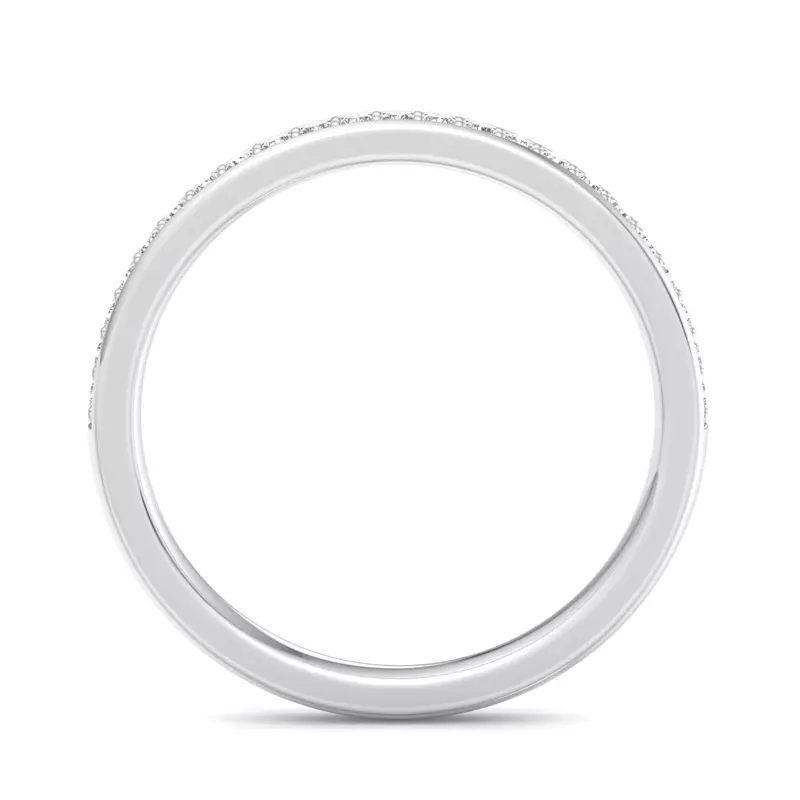 Platinum Meredith Pavé Band