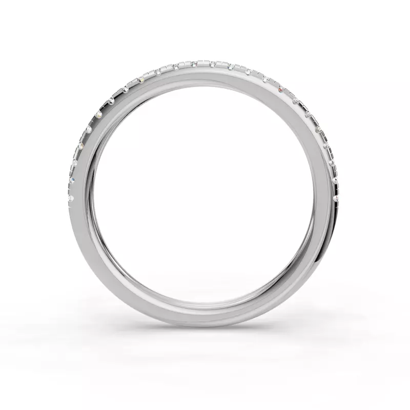 14K White Gold Oaklyn Pavé Band