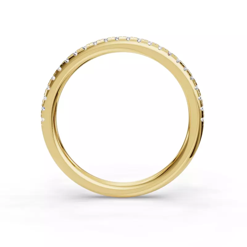 14K Yellow Gold Oaklyn Pavé Band