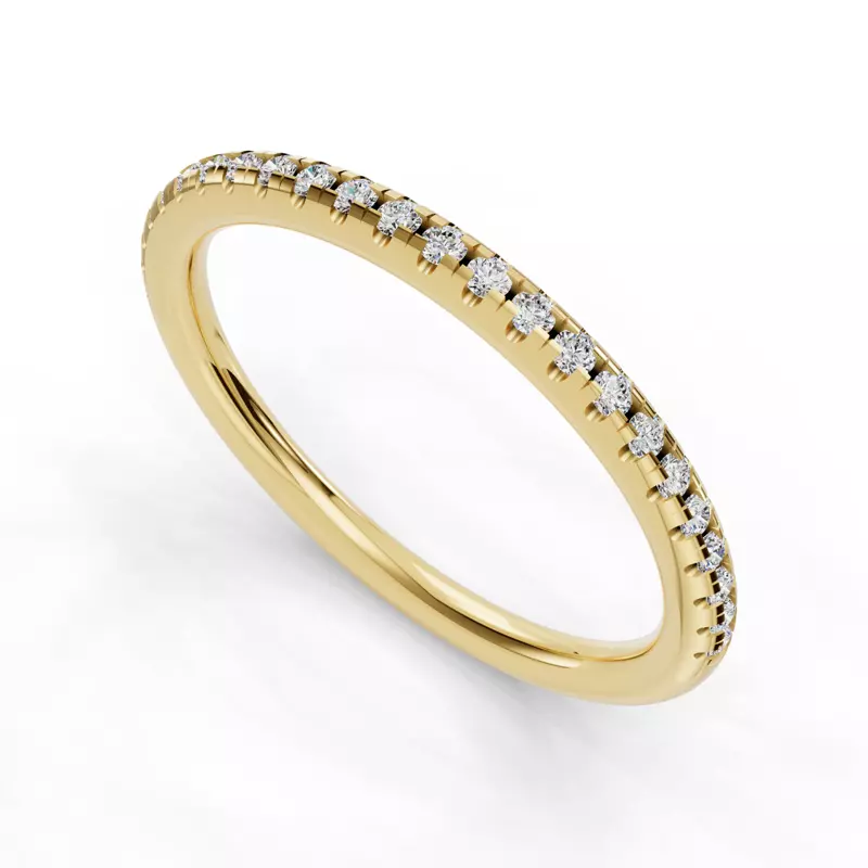 14K Yellow Gold Oaklyn Pavé Band