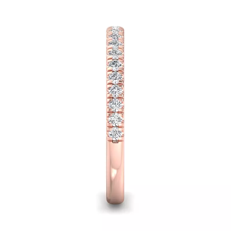 14K Rose Gold Mina Pavé Band