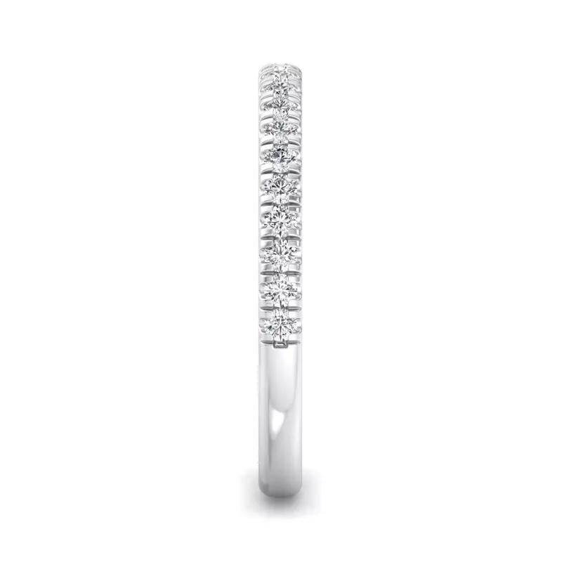 14K White Gold Mina Pavé Band