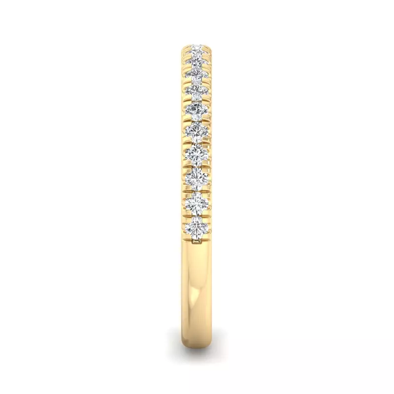 14K Yellow Gold Mina Pavé Band