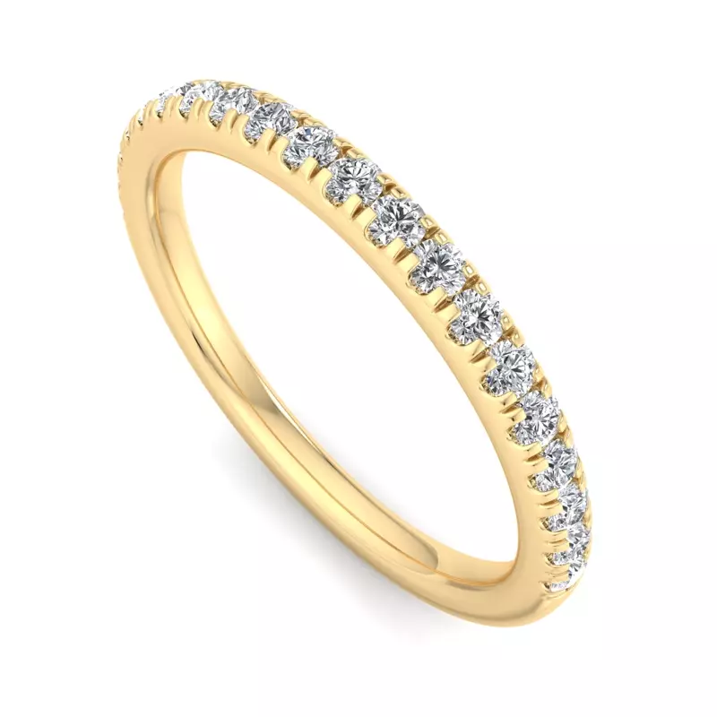 14K Yellow Gold Nia Pavé Band
