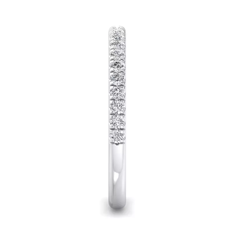 18K White Gold Nia Pavé Band