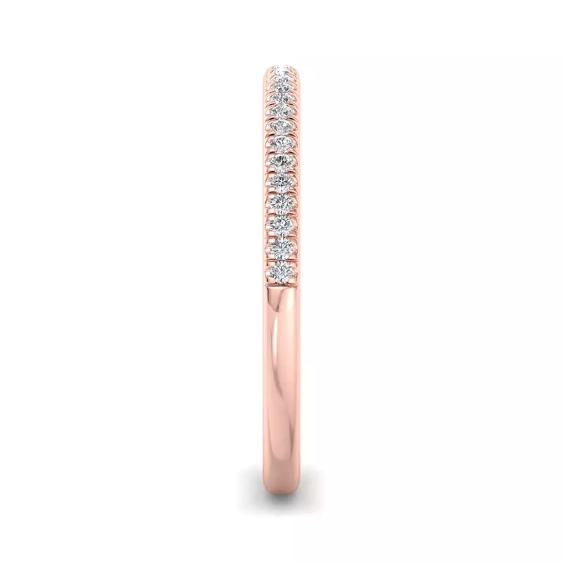 14K Rose Gold Kyla Pave Band