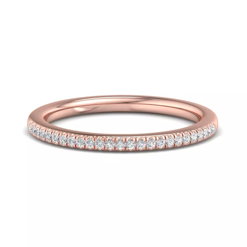 14K Rose Gold Kyla Pave Band