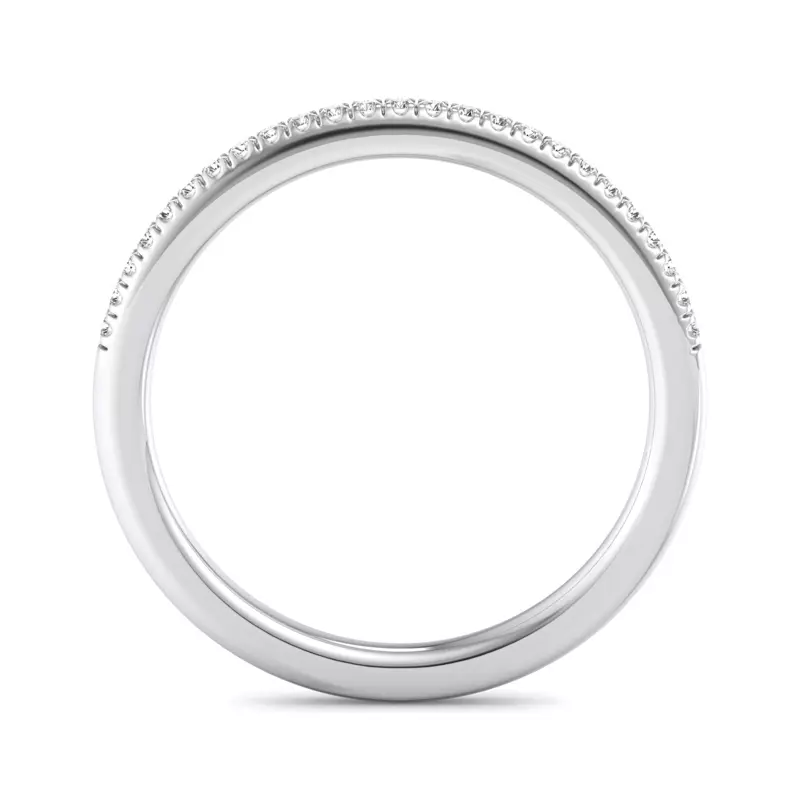 14K White Gold Kyla Pave Band