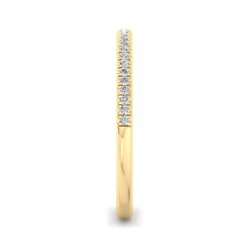 18K Yellow Gold Kyla Pave Band