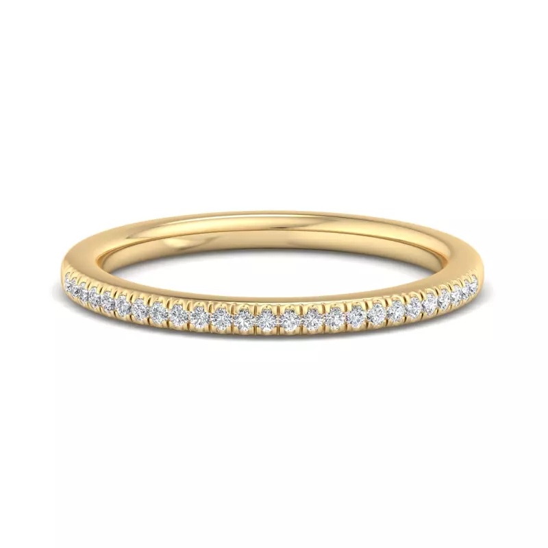 18K Yellow Gold Kyla Pave Band