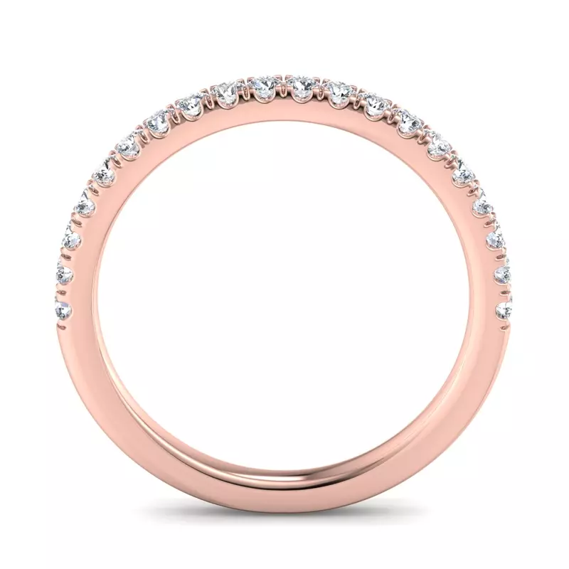 14K Rose Gold Kora Pave Band