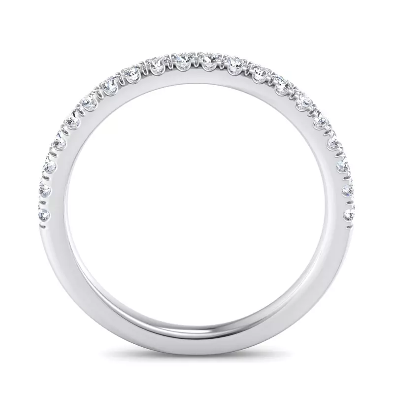 18K White Gold Kora Pave Band