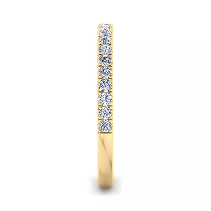 18K Yellow Gold Kora Pave Band
