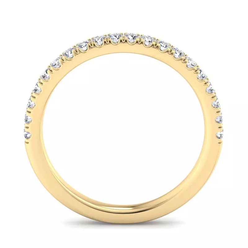 18K Yellow Gold Kora Pave Band