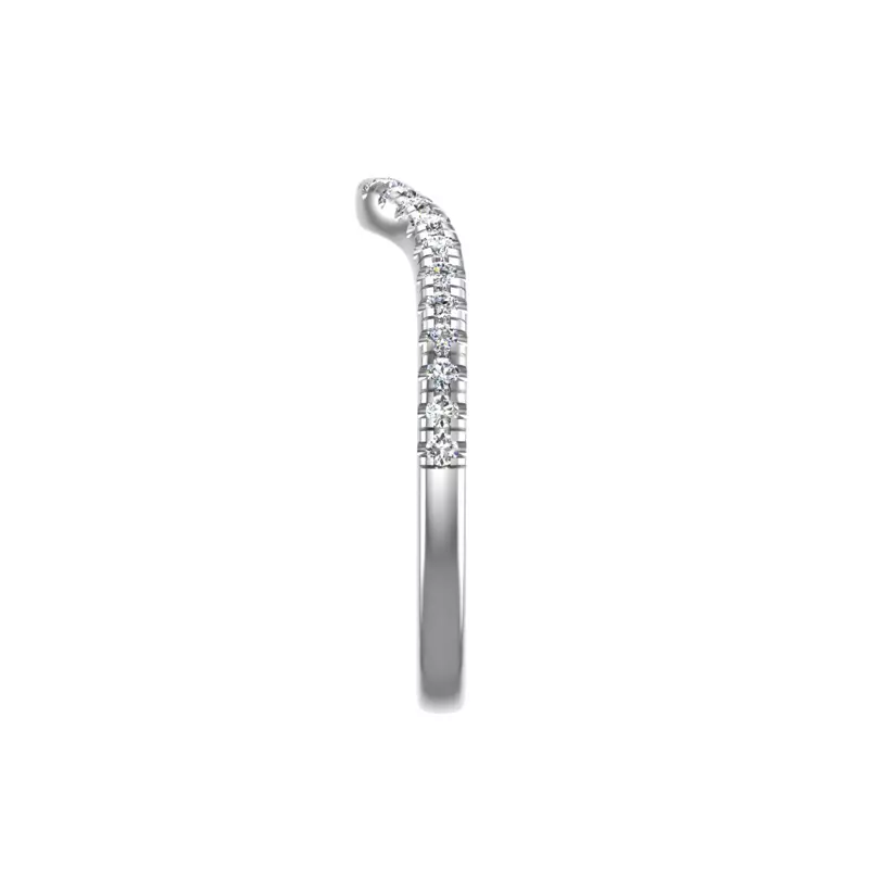 18K White Gold Hannah Pave Band