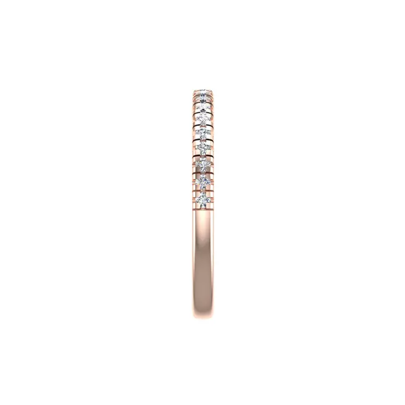 14K Rose Gold Eva Pave Band