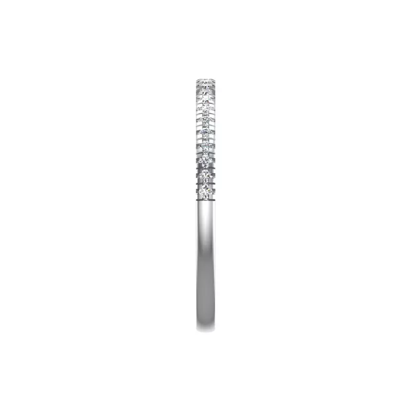 18K White Gold Piper Pave Band