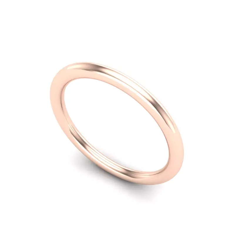 14K Rose Gold Emery Band