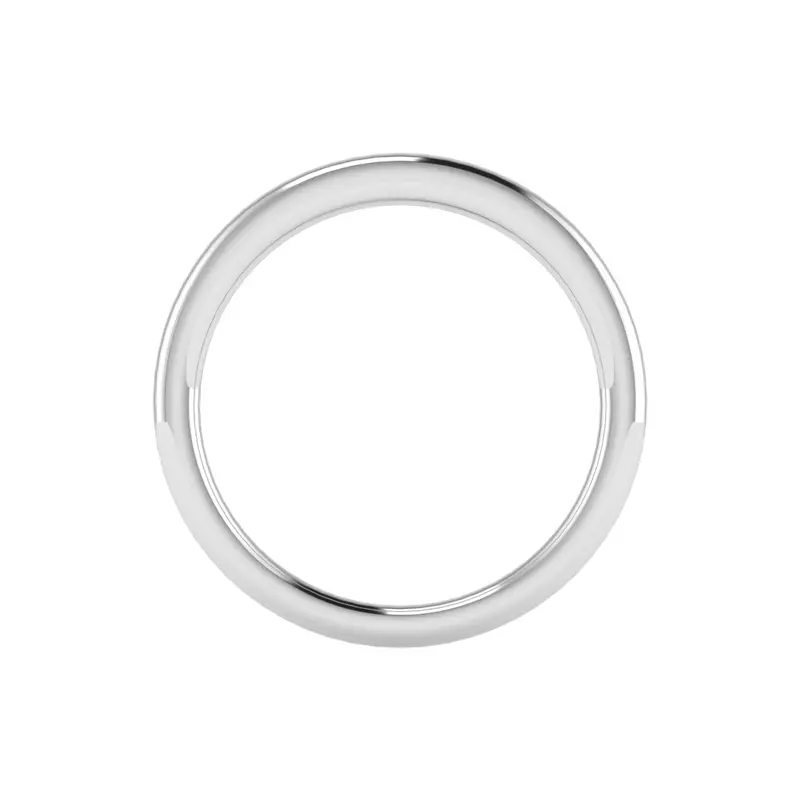 18K White Gold Emery Band