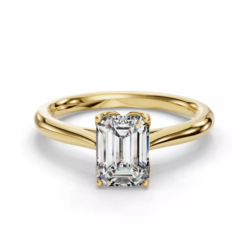 14K Yellow Gold Vivian Solitaire Engagement Ring