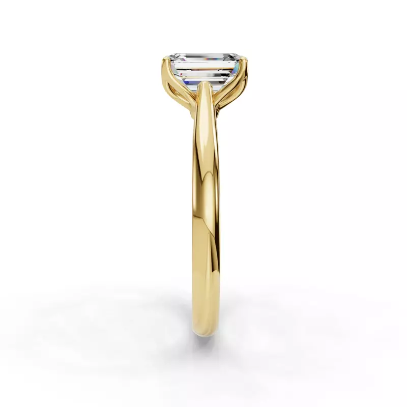 14K Yellow Gold Vivian Solitaire Engagement Ring