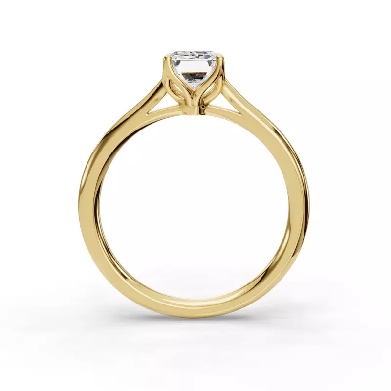 14K Yellow Gold Vivian Solitaire Engagement Ring