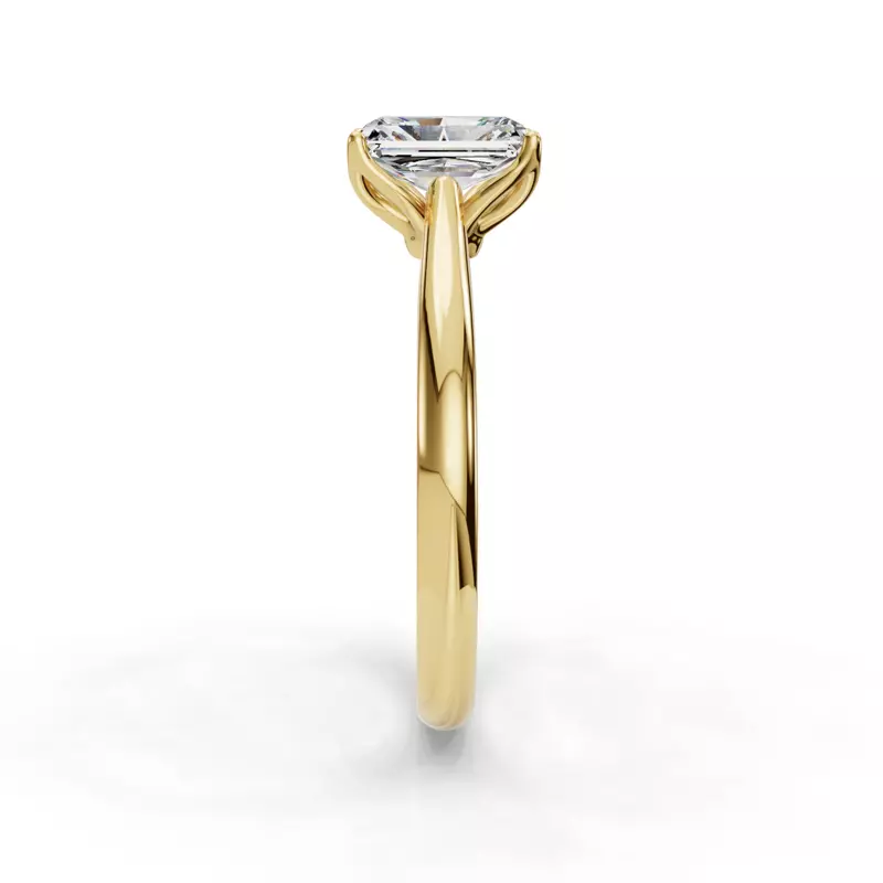 14K Yellow Gold Vivian Solitaire Engagement Ring