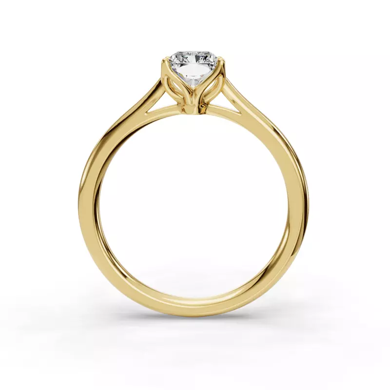 14K Yellow Gold Vivian Solitaire Engagement Ring