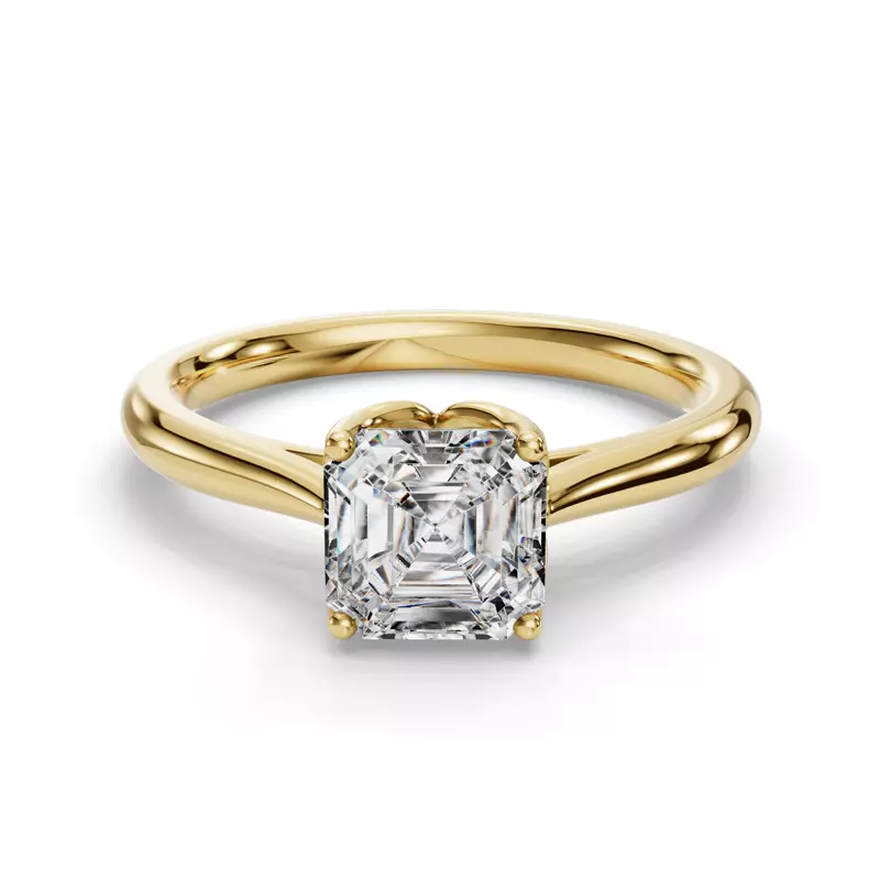 14K Yellow Gold Vivian Solitaire Engagement Ring