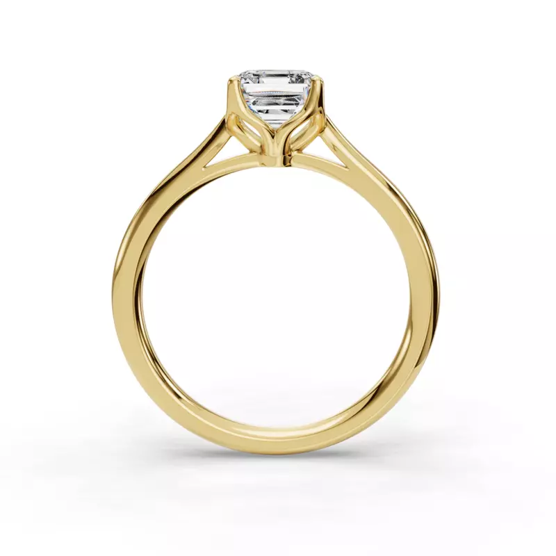 14K Yellow Gold Vivian Solitaire Engagement Ring