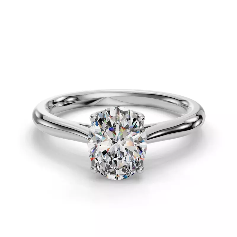 Platinum Vivian Solitaire Engagement Ring