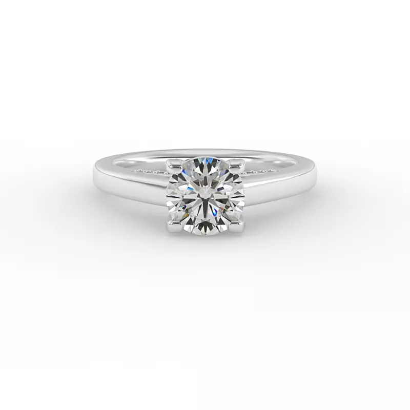 Platinum Eliza Solitaire Engagement Ring