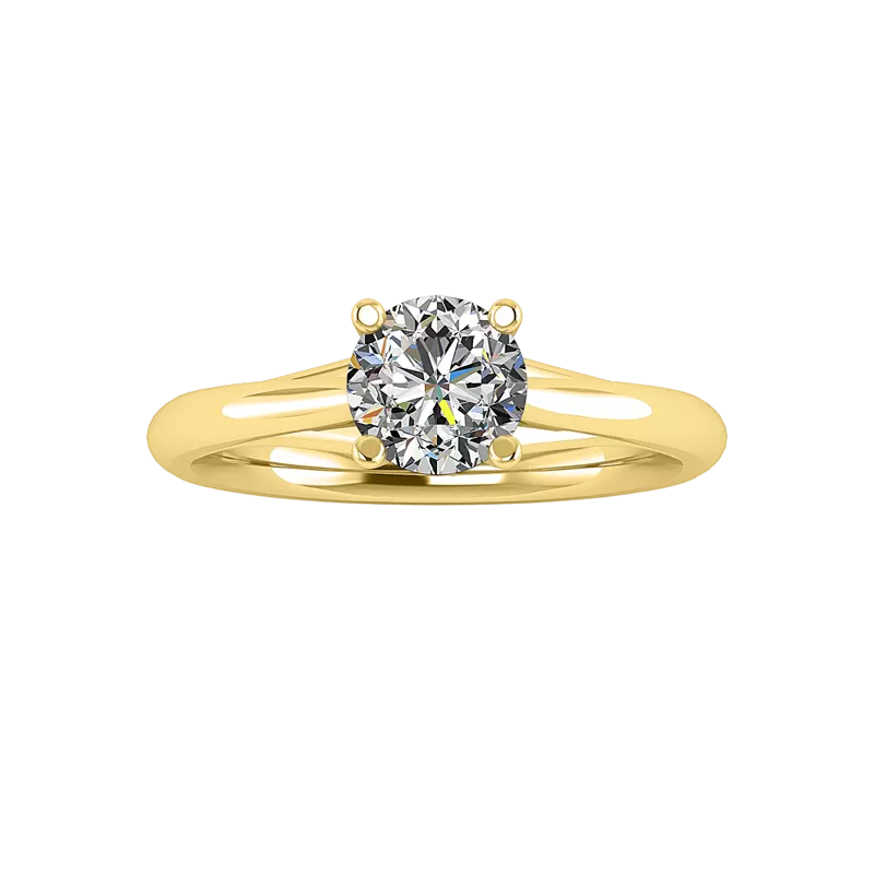 14K Yellow Gold Mackenzie Solitaire Engagement Ring