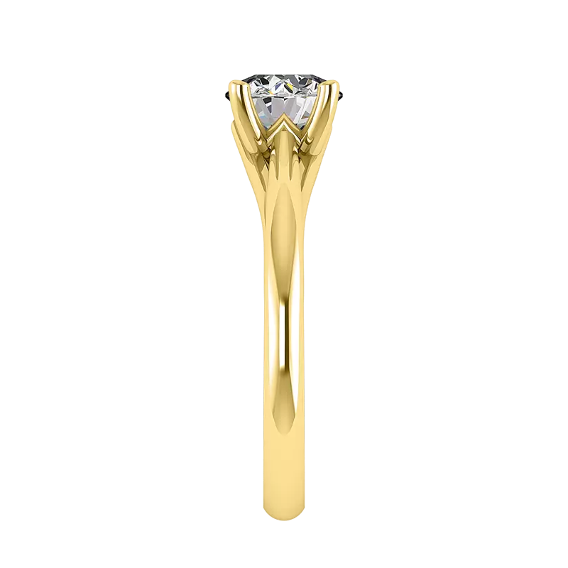14K Yellow Gold Mackenzie Solitaire Engagement Ring