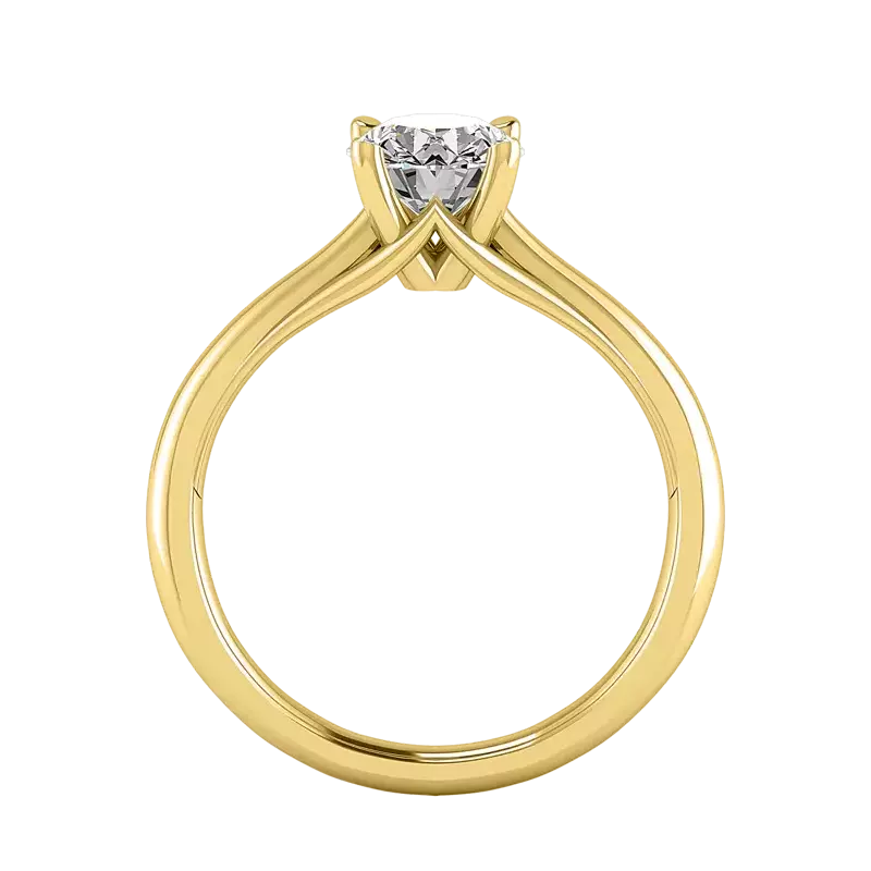 14K Yellow Gold Mackenzie Solitaire Engagement Ring