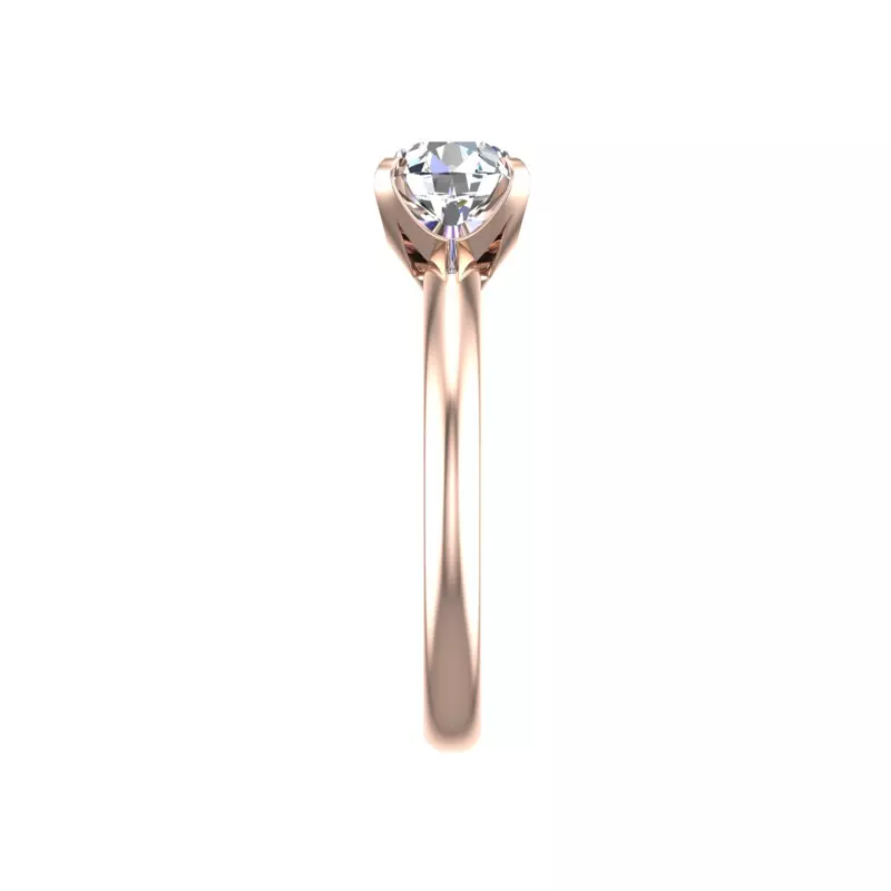 14K Rose Gold Arianna Solitaire Engagement Ring