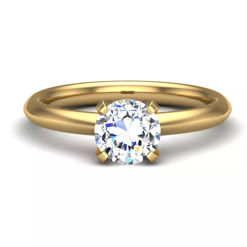 14K Yellow Gold Arianna Solitaire Engagement Ring