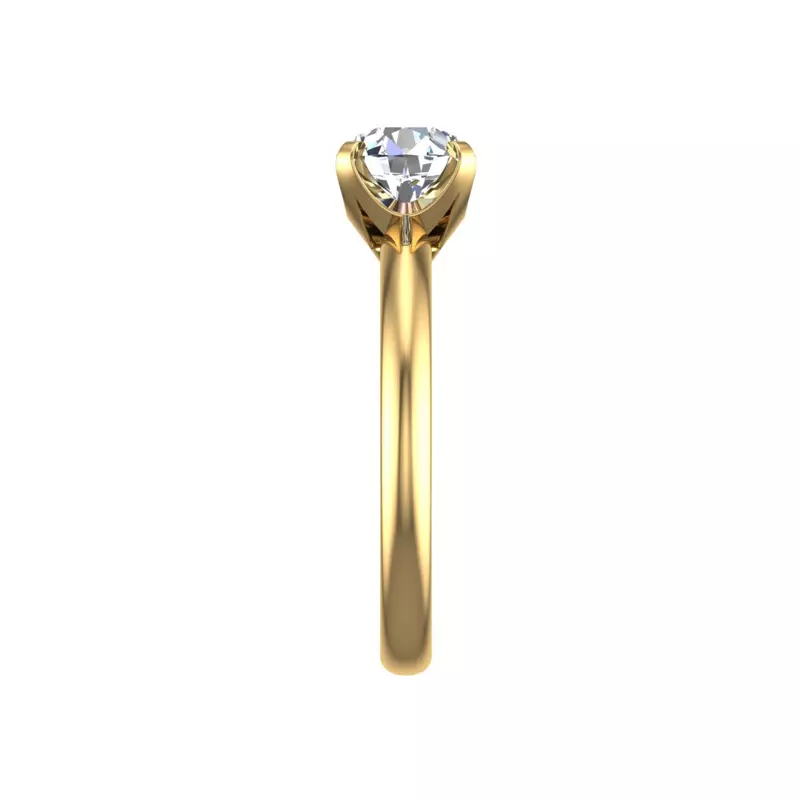14K Yellow Gold Arianna Solitaire Engagement Ring