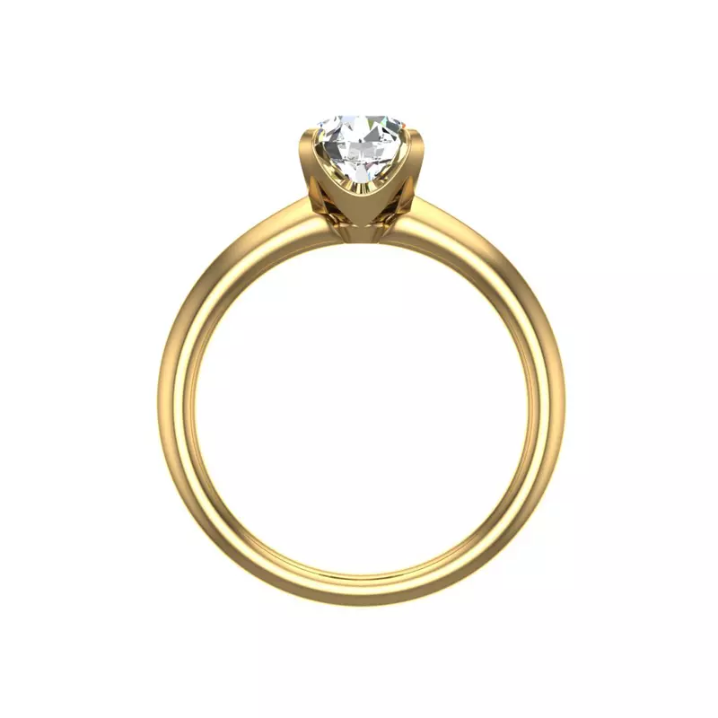 14K Yellow Gold Arianna Solitaire Engagement Ring