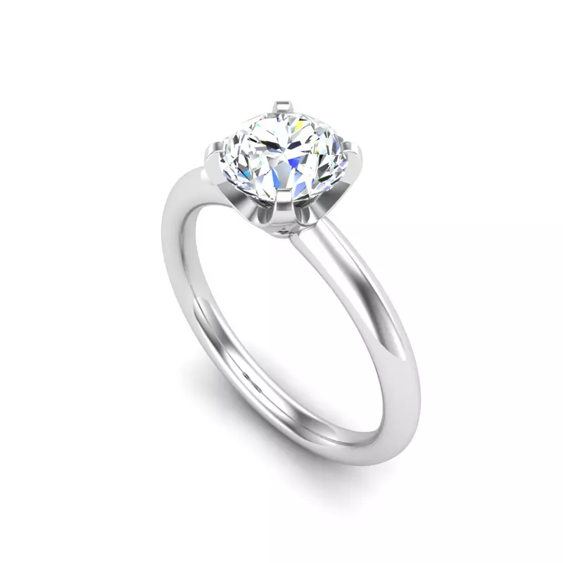 Platinum Arianna Solitaire Engagement Ring