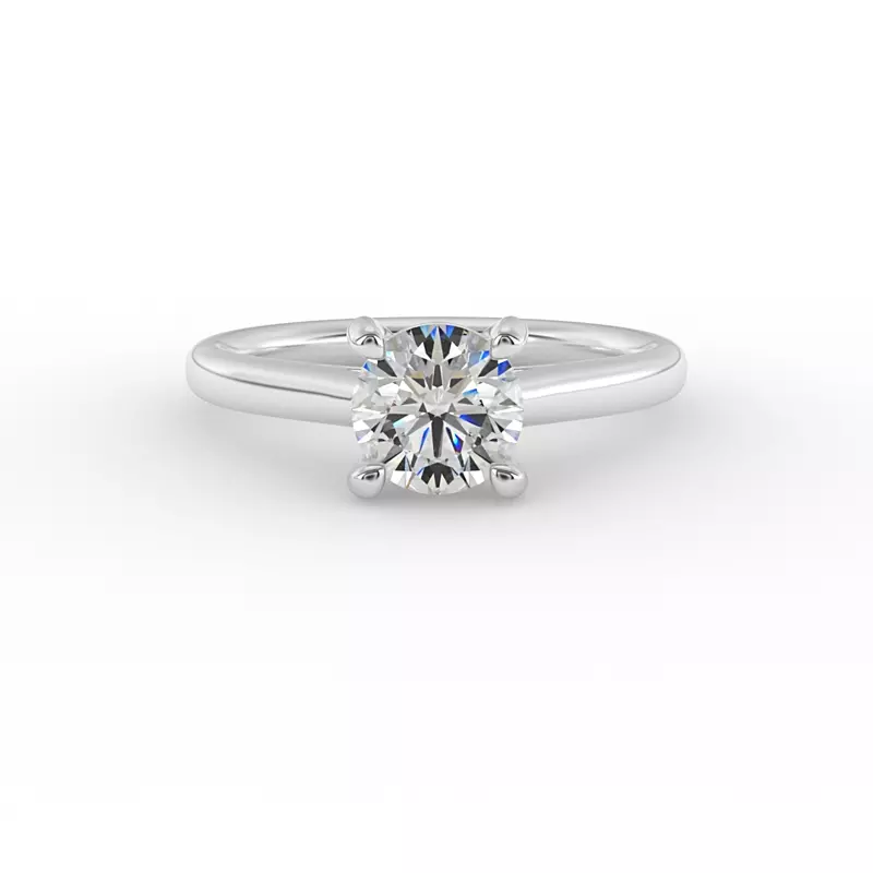 Platinum Mary Solitaire Engagement Ring