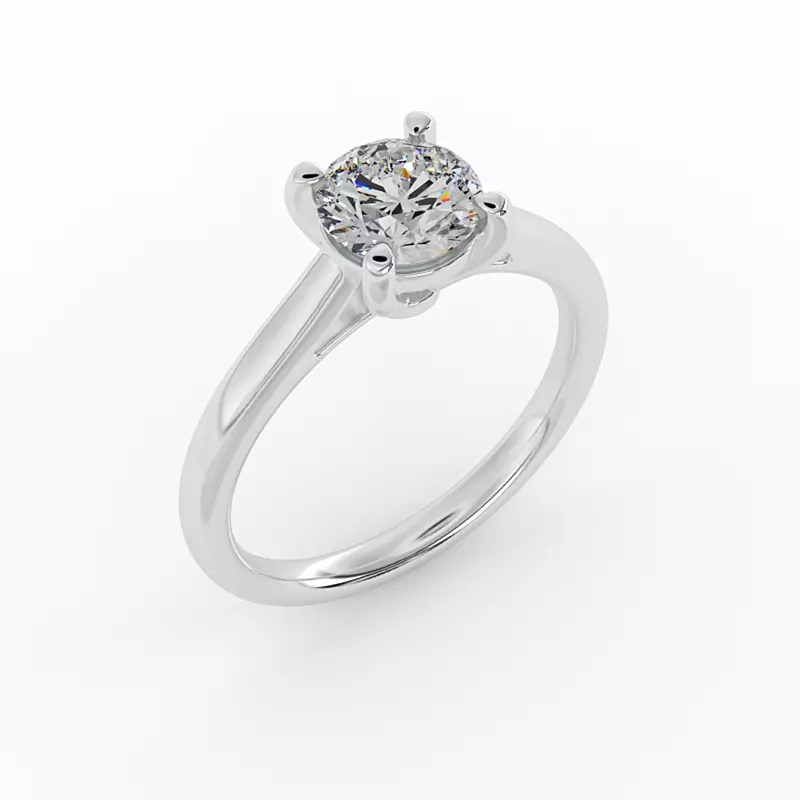 Platinum Mary Solitaire Engagement Ring
