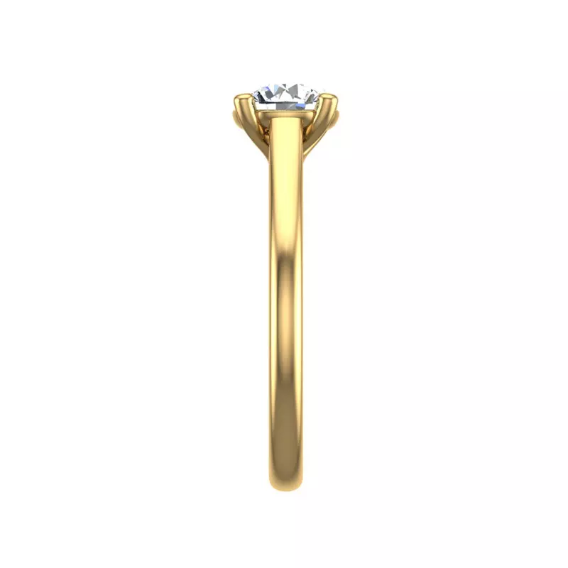 18K Yellow Gold Isla Trellis Style Engagement Ring