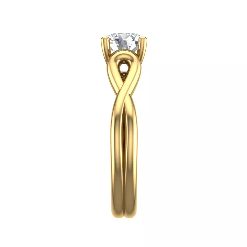 14K Yellow Gold Ayla Solitaire Engagement Ring
