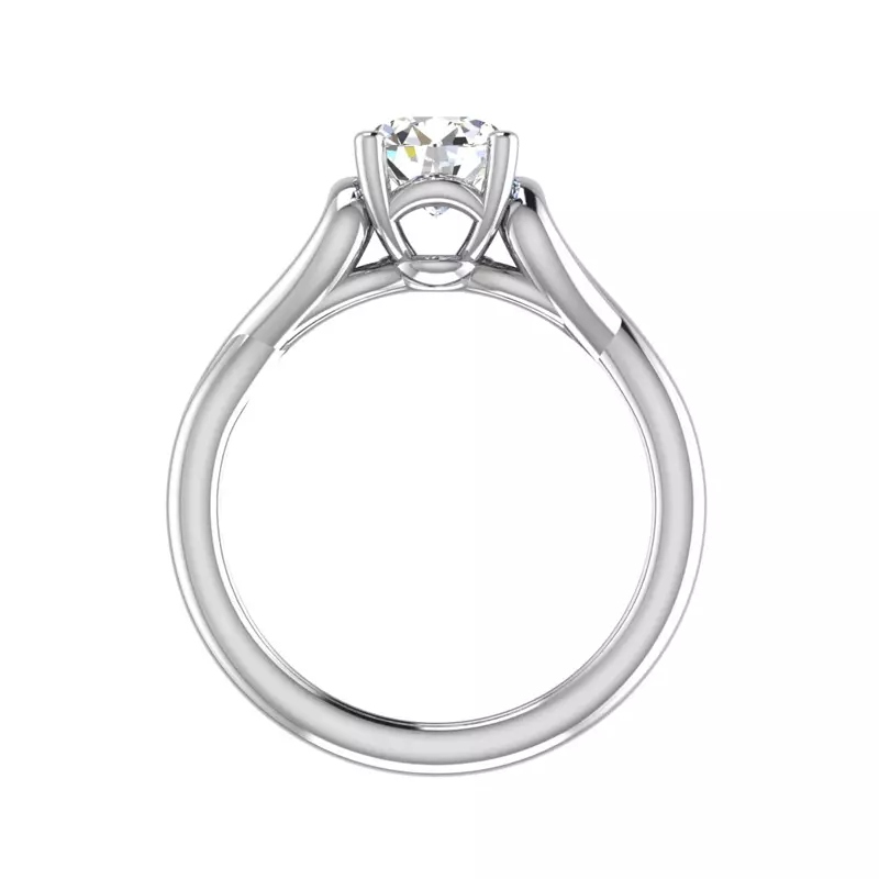 Platinum Ayla Solitaire Engagement Ring
