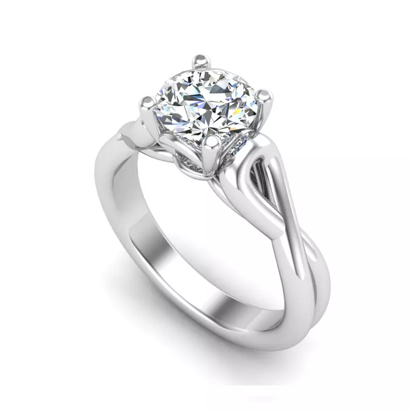 Platinum Ayla Solitaire Engagement Ring