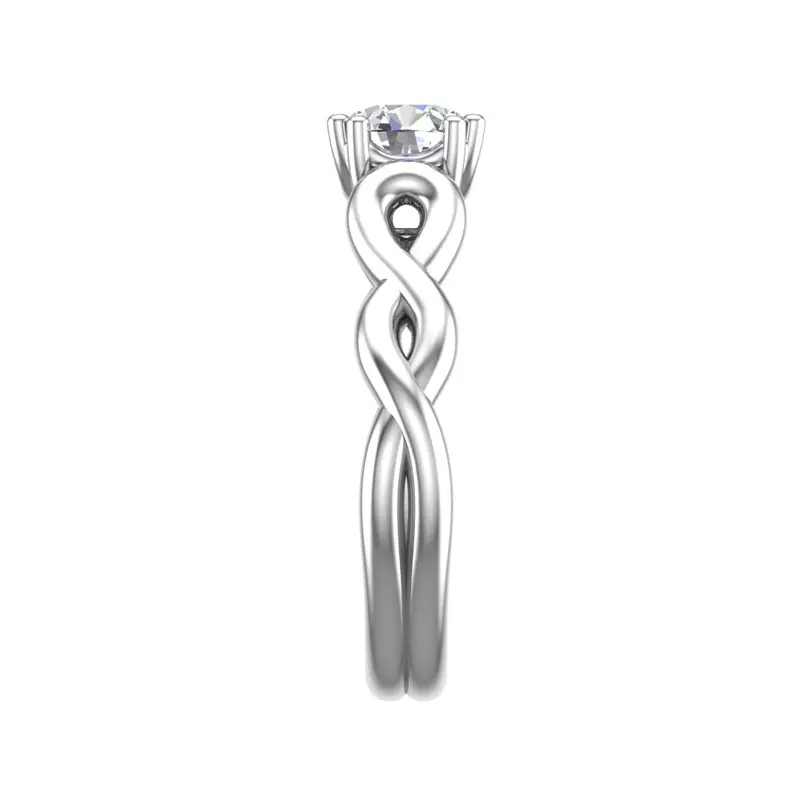 Platinum Kylie Solitaire Engagement Ring