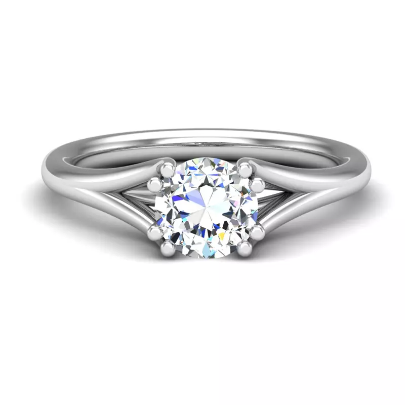 Platinum Faith Solitaire Engagement Ring
