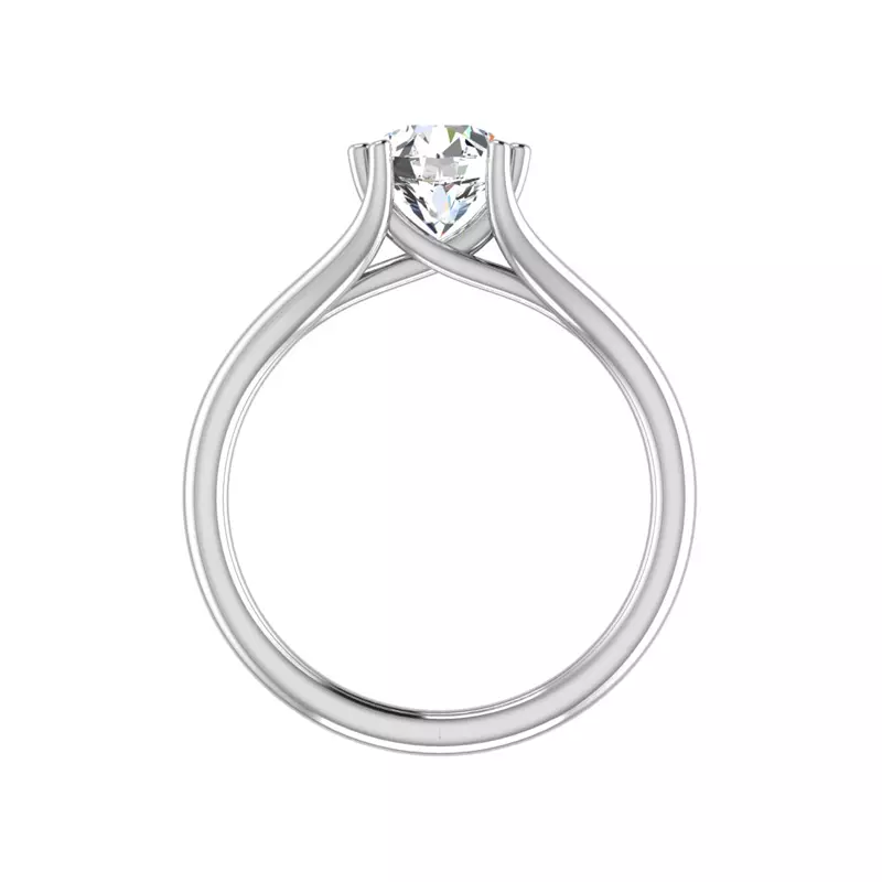 Platinum Faith Solitaire Engagement Ring